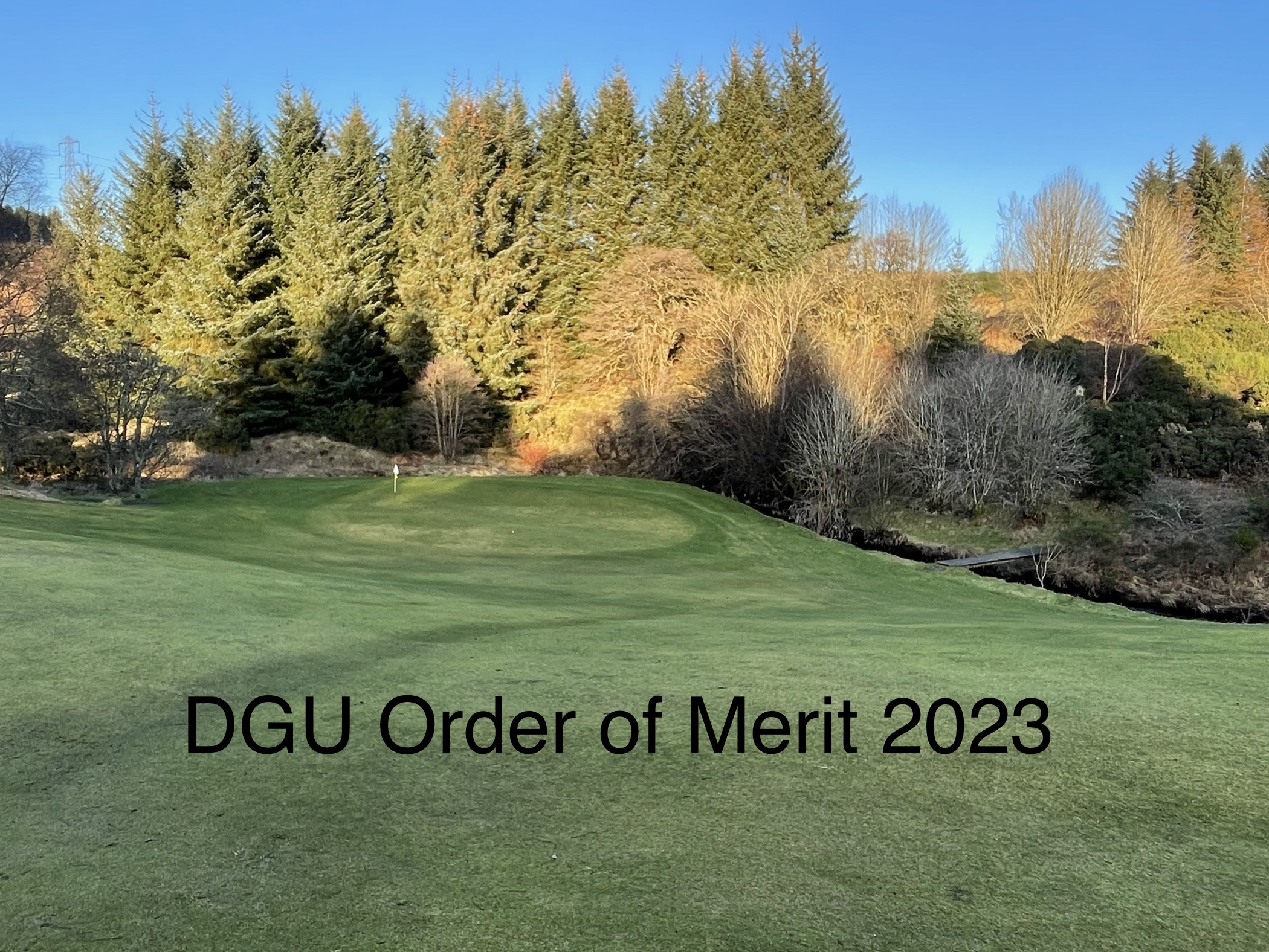 DGU Order Of Merit 2023 DGU Dumbartonshire Golf Union